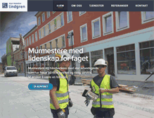 Tablet Screenshot of murmesterlindgren.no